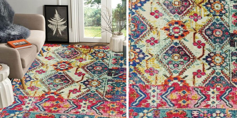 Multicolour Vintage Nylon Carpet