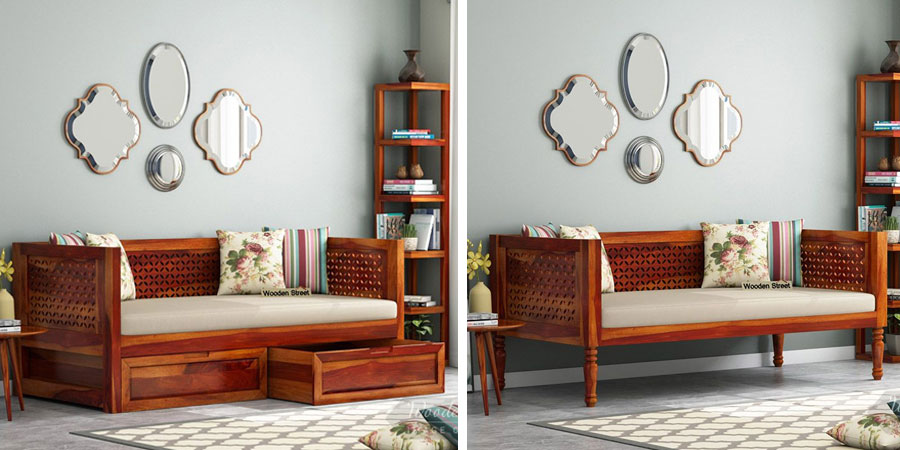 Diwan Beds With and Without Storage Designs