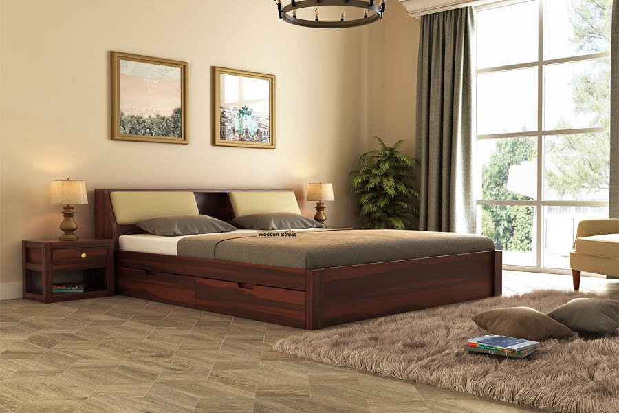 sheesham wood bed designs