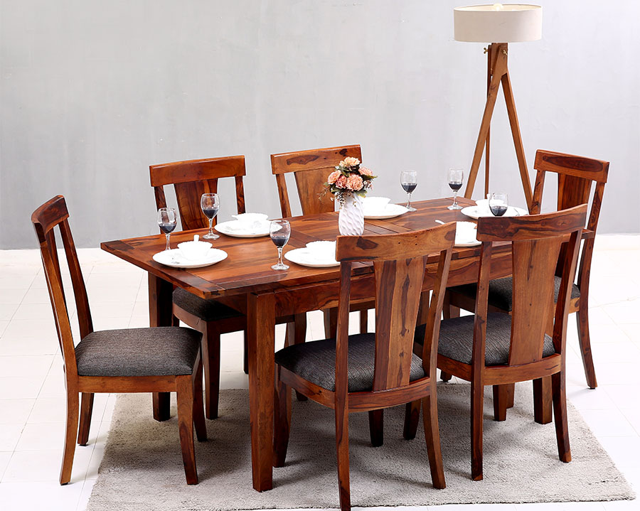Space-saving extendable dining table kitchen cum dining