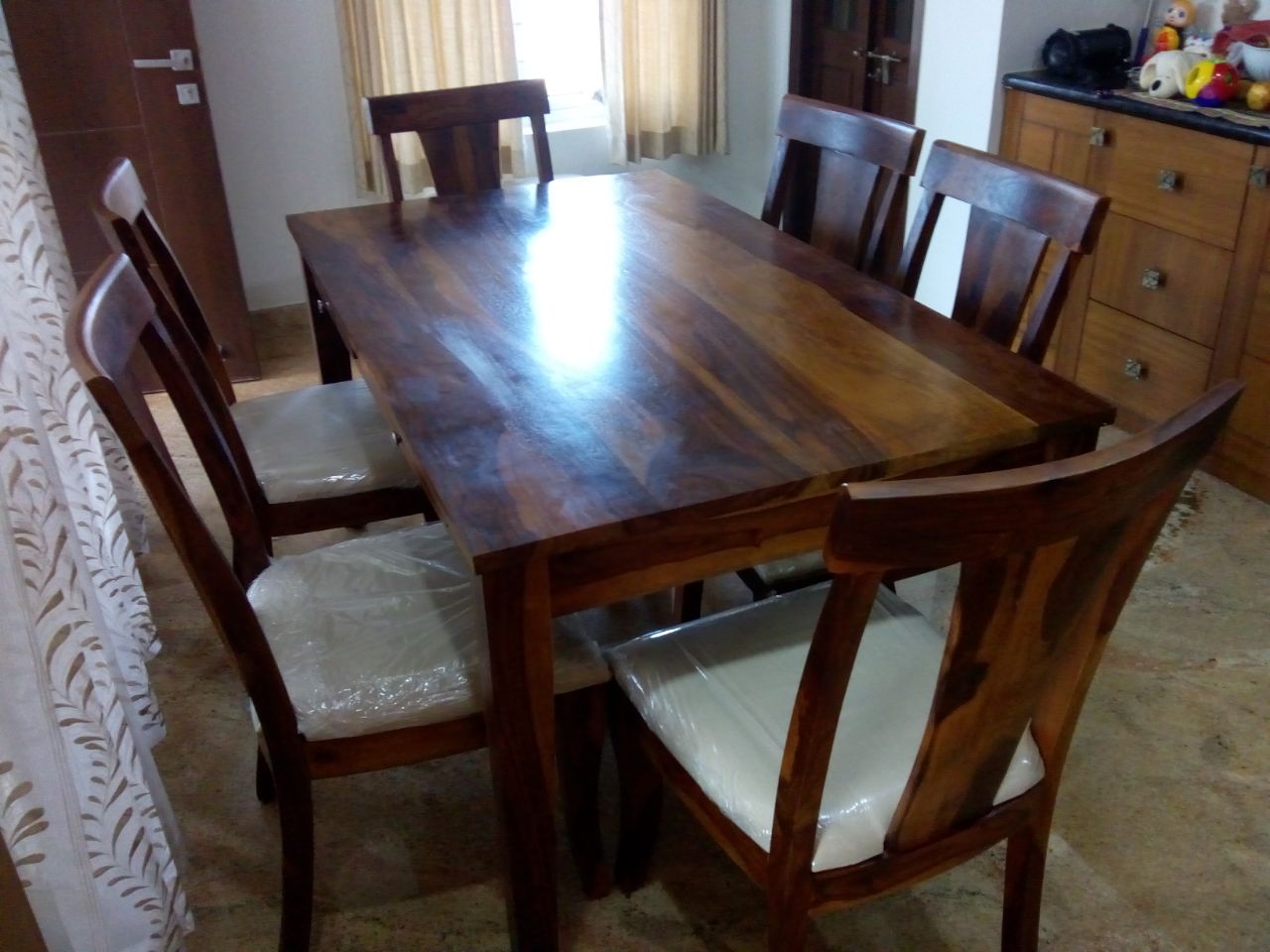 McBeth Storage 6 Seater Dining Table Set