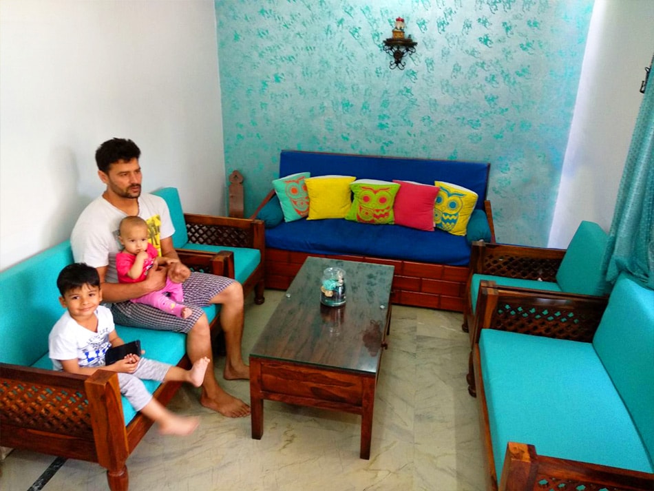 buy fabric sofa online in Delhi