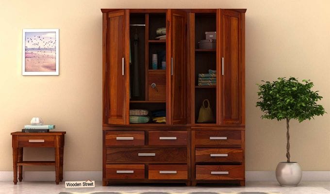 Martin Multi Utility Wardrobe with Drawers for bedroom