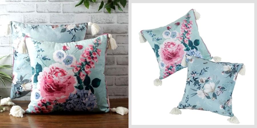 cushions in the bedroom