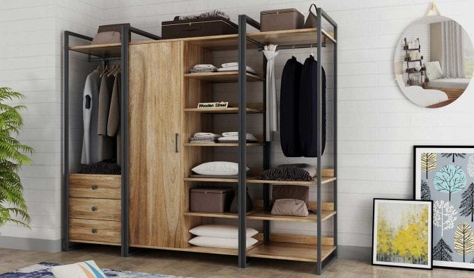 Open Wardrobe Design for Home