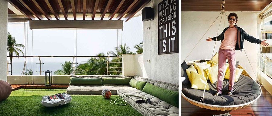 Balcony Hrithik Roshan House