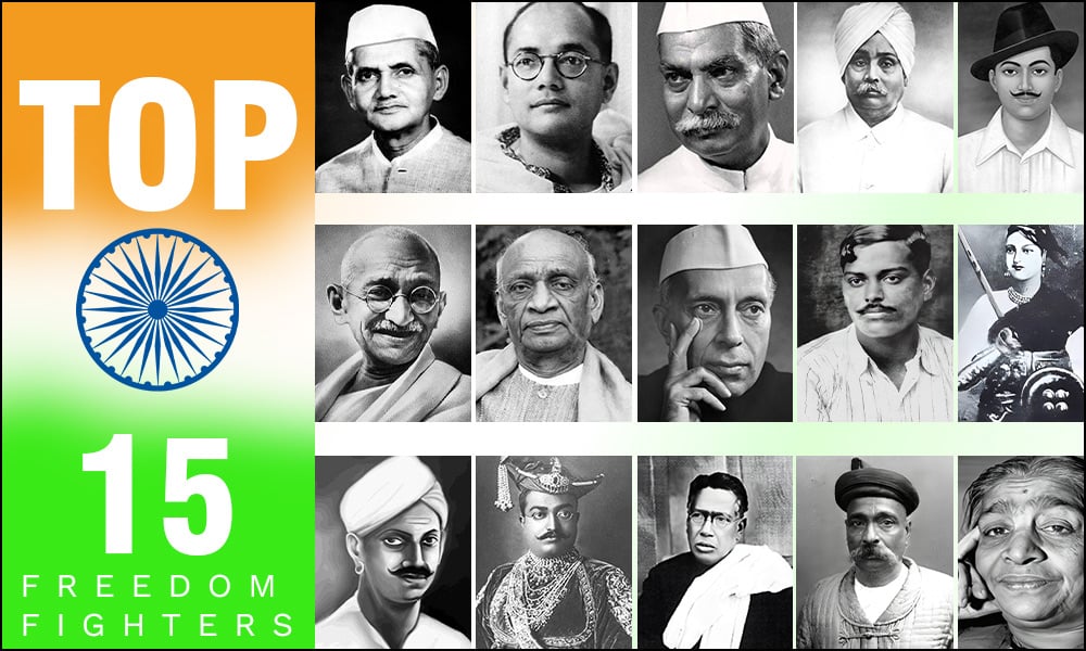 Top 15 Freedom Fighters of India & Their Contributions