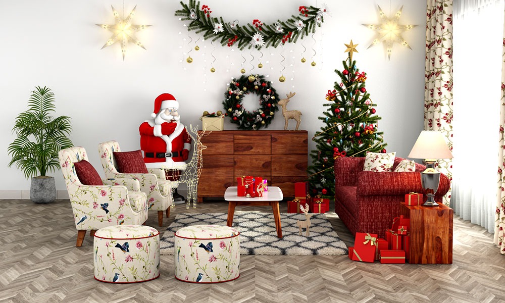 Hatch a Christmas Look for Your Living Room this Year