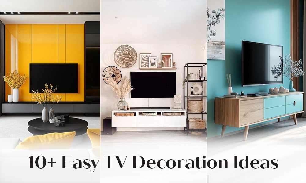 10+ Tv unit decoration ideas for living room 