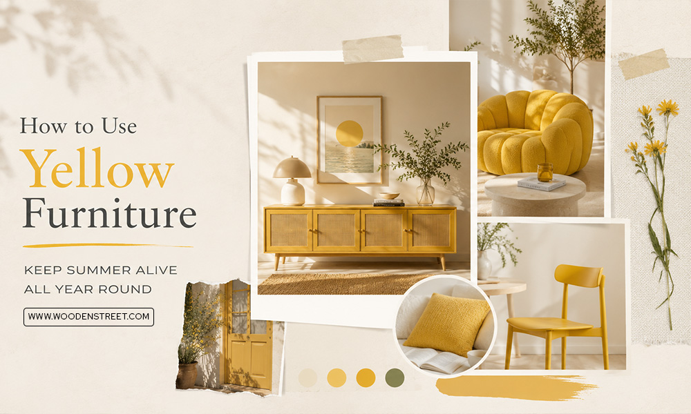 How to Use Yellow Furniture to Keep Summer Alive in Your Home All Year Round