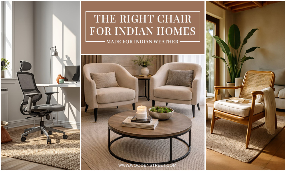 Mesh vs Foam vs Wooden: Which Chair Material Actually Suits Indian Weather?