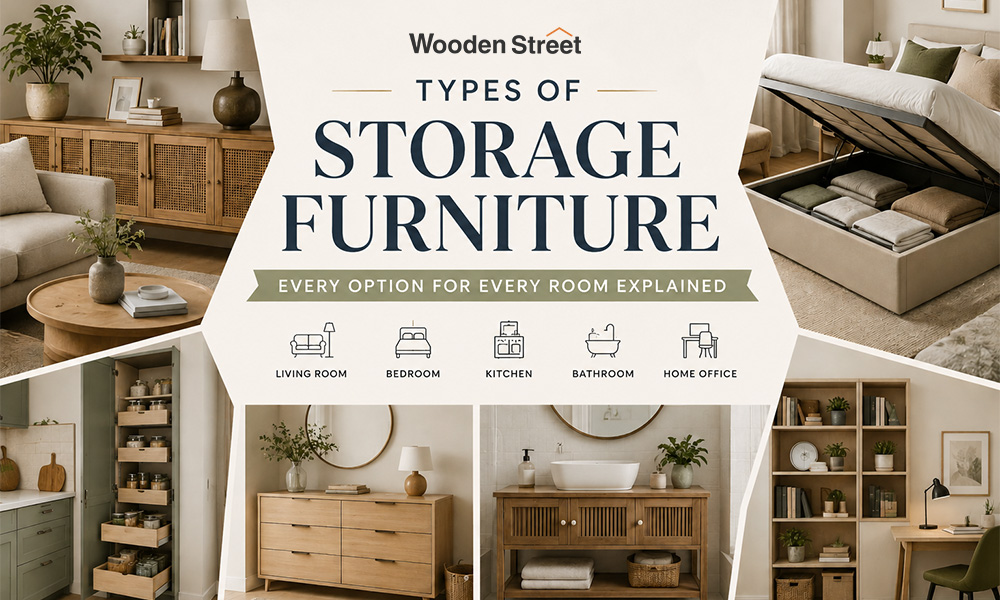 Types of Storage Furniture: Every Option for Every Room Explained