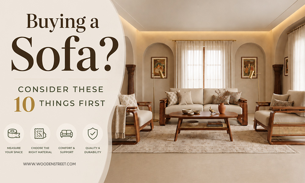 know what to consider before buying a sofa