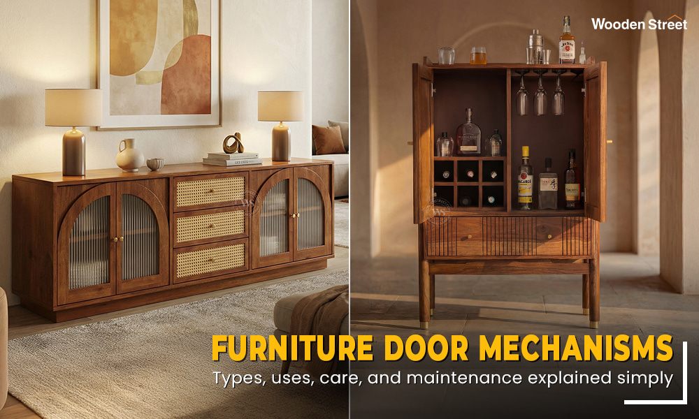 All Types Of Door Mechanism in Wooden Furniture Explained