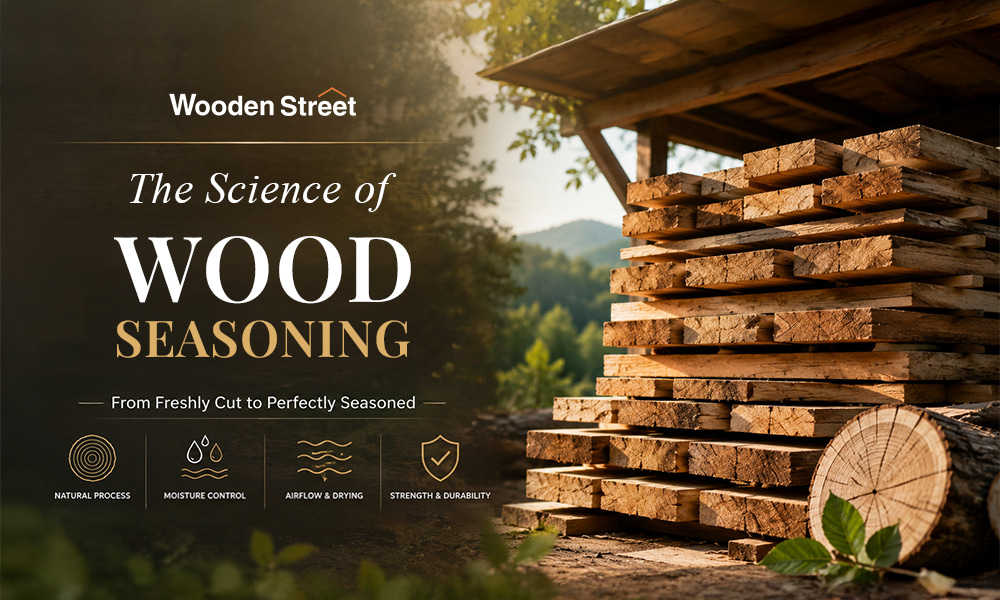 The Science of Wood Seasoning on raw logs explained