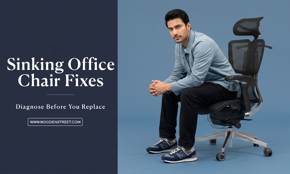 How to Fix a Sinking Office Chair