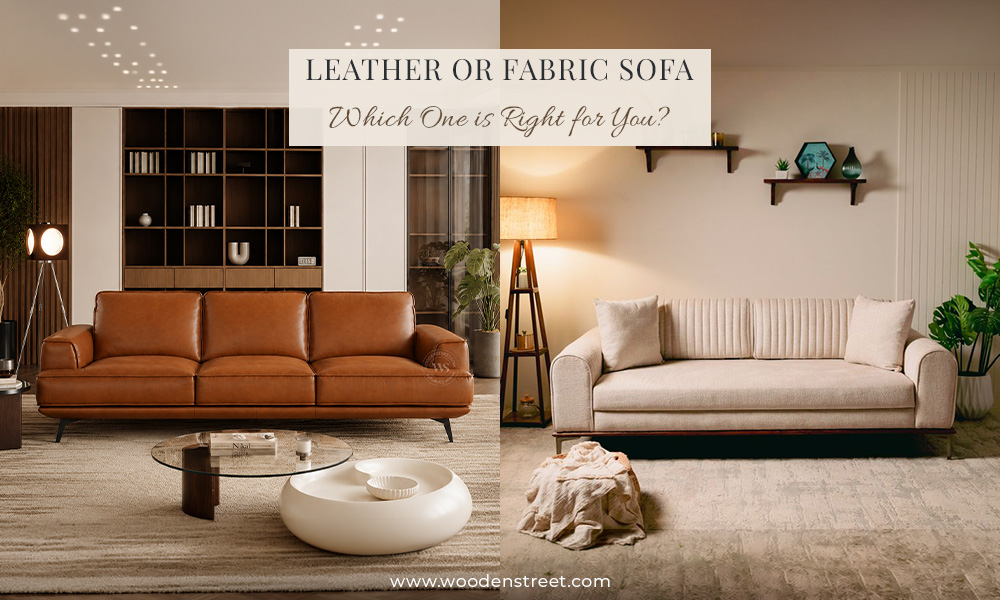 Leather vs Fabric Sofa